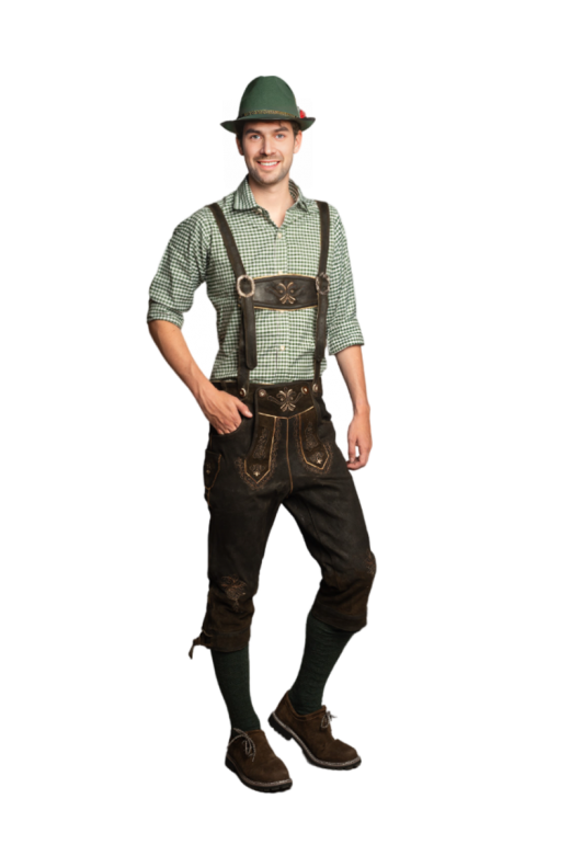 Lederhose Starnberg Long Darkbrown