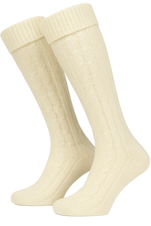 Oktoberfest Knee Socks Deluxe Off-White